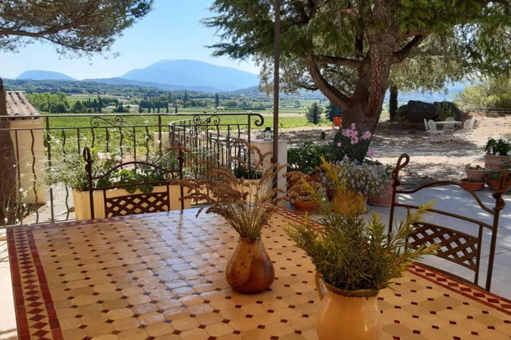 Le Clos Des Pins, Vue Mont Ventoux Roaix Екстер'єр фото